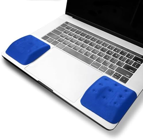 WavePads by PostureUp – Original Two Pack Adjustable Wrist Rests for Laptop and Keyboard Ergonomic Memory Foam Laptop Wrist Pads for Wrist Pain & Carpal Tunnel, Wrist Support Pads (RoyalBlue)