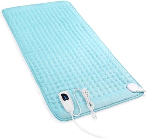 Heating Pad,Electric Heating Pads,Heating Pad for Back,LightBlue,33x17 Inch