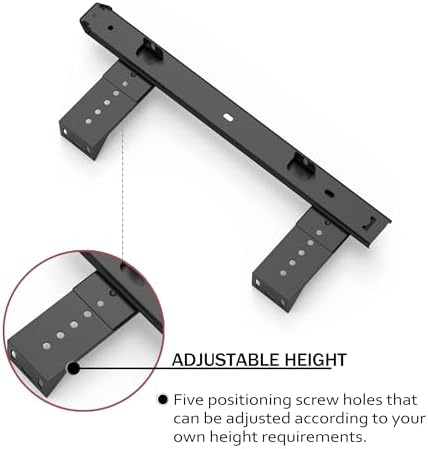 FRMSAET Heavy Duty Under Mount 12/14/16/18 inch Drawer Slides-12 inch Black