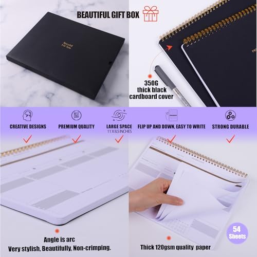 ZERONE CENTRE Weekly Productivity Planner for Overall Task Management