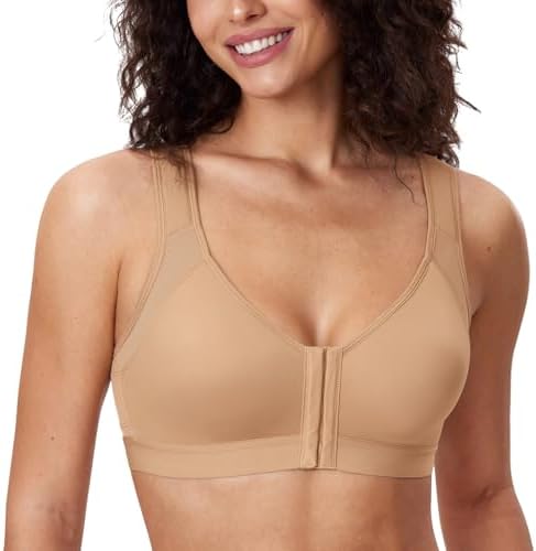 DELIMIRA Women's Front Closure Posture Support Bras