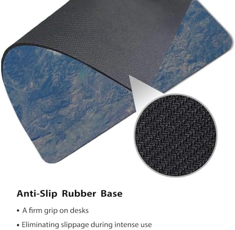 9.5x7.9 Inch Office/Gaming Mouse Pad, Space Shuttle Atlantis Soaring Over The Mediterranean Sea Near The Algerian Coast Cute Anti-Slip Mat for Desk