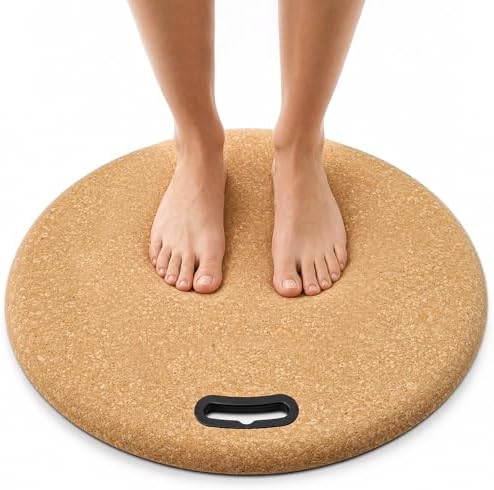 Rocalt Standing Desk Mat, Cushioned Cork Anti Fatigue Mat