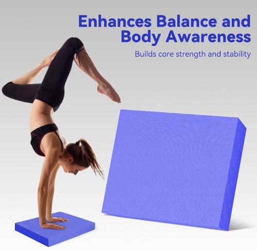 Large Thick Balance Pad Non-Slip Stability Trainer Yoga & Pilates