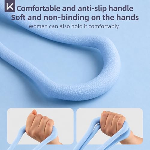 Keep Figure-8 Resistance Band - High Elasticity Exercise Band for Arm Toning, Shoulder & Core Stretching - Anti-Slip Grip Portable Fitness Equipment for Home Workout