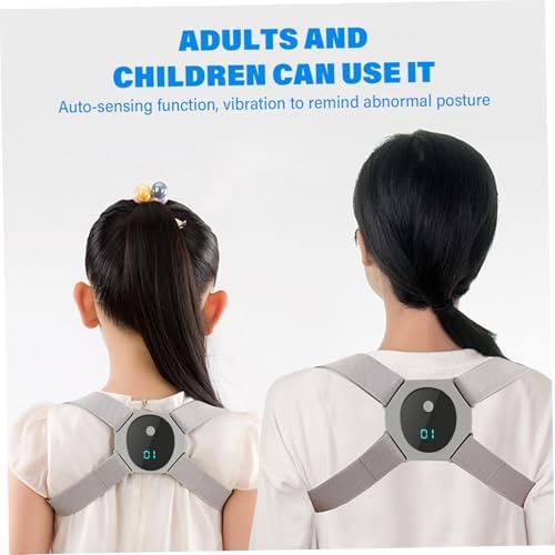 Smart Posture Corrector Adjustable Soft Comfortable Back Straightener Posture Corrector with Smart Sensor Vibration Reminder for Kids Adults