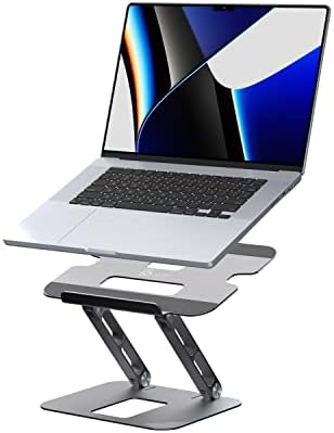 j5create Multi-Angle Aluminum Laptop Stand, Ergonomic Notebook Riser