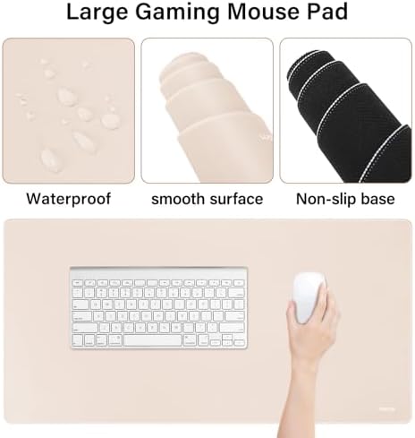 MOSISO Keyboard Mouse Pad Set, Large Gaming Mousepad&Keyboard Wrist Rest