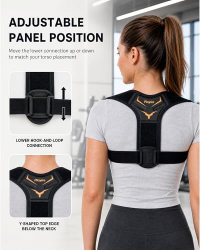 Women’s Gym Workouts Posture Corrector, Upper Back Brace for Sports
