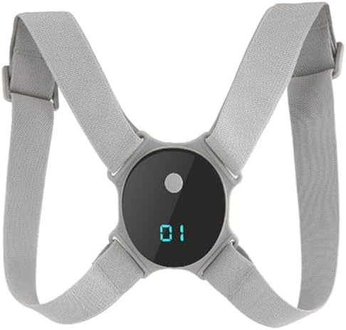 Posture Corrector with Touchscreen|Smart Posture Corrector Adjustable Soft Comfortable Back Straightener with Smart Sensor Vibration Reminder for Kids Adults