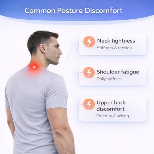 Posture Corrector Men - Lightweight Upper Back Brace Posture Corrector for Neck Shoulder & Back Pain Relief Under Clothes - Invisible Shoulder Support Brace Improve Posture Correct Hunchback Slouching