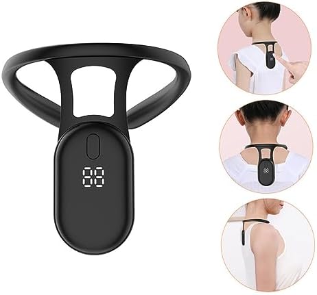 Boys and Girls Posture Corrector Sensor Portable Training Device Black