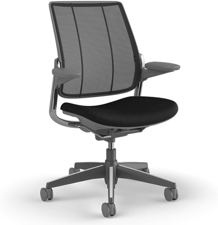 MingYi.office Arm Pads Caps Replacement for Humanscale Smart Office Chair in Black/Grey Color 1 Set (2pcs) (Grey)