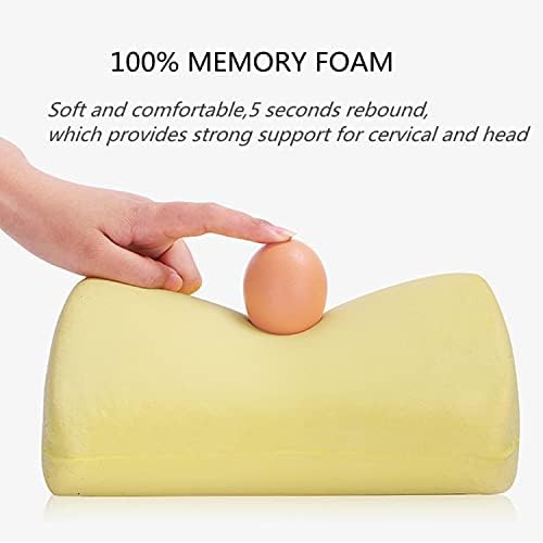 Car Seat Neck Pillow, Headrest Cushion Relieve Neck Pain for & Muscle Tension,100% Memory Foam Neck Support Head Pillow for Ergonomic Design