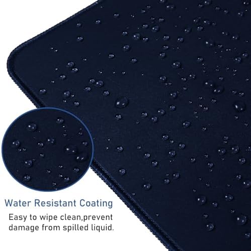 Large Gaming Mouse Pad with Stitched Edges (47.3 X 23.6 in) Waterproof