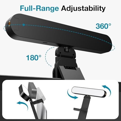 InnoGear Ring Light for Computer On-Camera Monitor Video Conference Light
