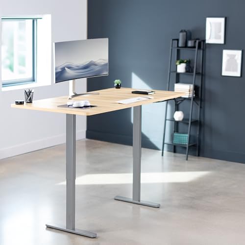 VIVO Light Wood 71 x 36 in Standing Desk, DESK-KIT-E2G7C-36