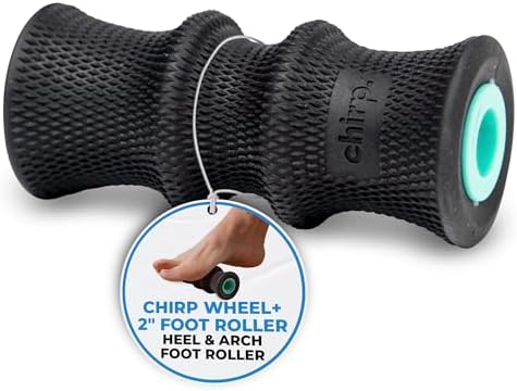 Chirp Foam Roller for Foot Massage and Pain Relief, Wheel+ 2" Foot Roller