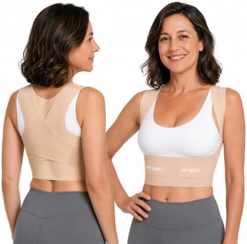 Fit Geno Invisilite Posture Corrector for Women Adjustable Upper Back Brace
