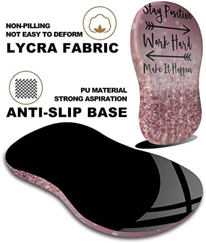 Mouse Pad Wrist Support, Ergonomic Mouse Pad with Massage Dot, Comfortable Computer Mouse Pad for Laptop, Wrist Rest Pain Relief Mousepad with Non-Slip PU Base for Office & Home, 12 x 8 in