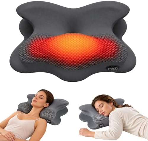 2-in-1 Cervical Pillow for Neck Pain Relief with Heating, Traction