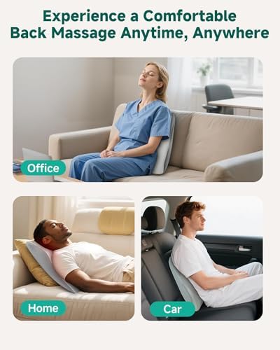 Shiatsu Back Massager With Heat, Deep Tissue Neck Massager, FSA Eligible