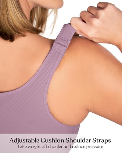 HSIA Posture Bras for Women Front Closure No Underwire Back Support Bra