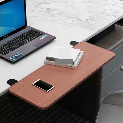 Desk Extender Tray, Clamp-on Kitchen Table Extender, Ergonomic Desk Extenders, Computer Armrest Table Stand, Countertop Gap Rack for Home, Office, Desktop(B,20.5" Lx9.4 W)