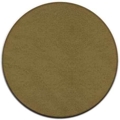 Highly Premium Quality Floor Mat, Office Chair Decor Mat, Room Sofa Yoga Soft Round Carpet Brown, 60inch