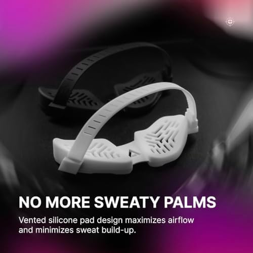 DELTAHUB Carpio G2.0 - Advanced Ergonomic Right-Handed Gaming Wrist Rest for Mouse - Superior Support for Serious Gamers - Anti-Fatigue, Smooth Glide (Large, Right, Pink)