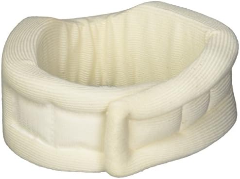 Sammons Preston Universal Contour Cervical Brace,Adjustable Hook and Loop Closure,For Neck Strain,Injury,or Post-Op Surgery,Relieves Neck Pain and Spine Pressure,Cream Color,2” High,(Pack of 2)