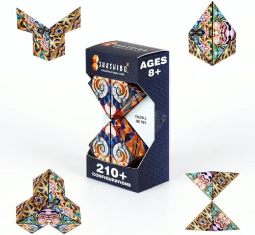 Shashibo ICOSA XL Magnetic Puzzle Toy, Stress Relief Fidget Toy