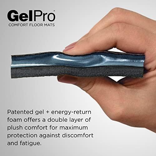 GelPro Elite Premier Gel & Foam Anti-Fatigue Kitchen Floor Comfort Mat, 20" x 48", Basketweave Khaki