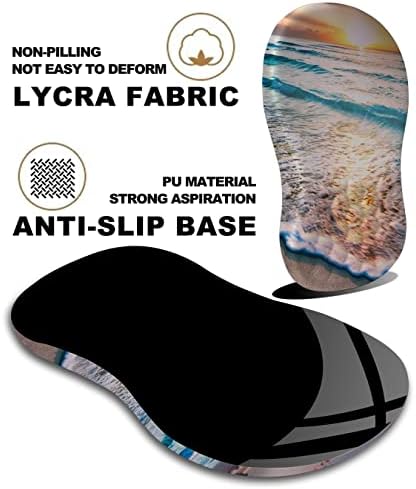 Mouse Pad Wrist Support, Ergonomic Mouse Pad with Massage Dot, Comfortable Computer Mouse Pad for Laptop, Wrist Rest Pain Relief Mousepad with Non-Slip PU Base for Office & Home, 12 x 8 in