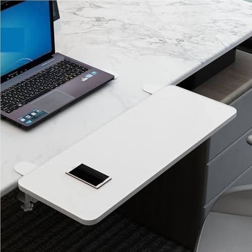 Desk Extender Tray, Clamp-on Kitchen Table Extender, Ergonomic Desk Extenders, Computer Armrest Table Stand, Countertop Gap Rack for Home, Office, Desktop(C,27.6" Lx5.9 W)