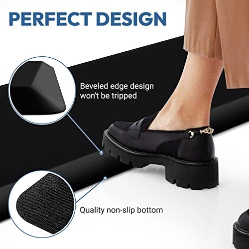 4/5 Inch Thick Kitchen Mat - Cushioned Anti Fatigue Mat for Kitchen Floor