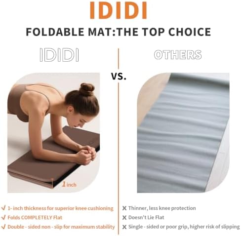 Foldable Exercise Pad Extra Thick 1.2" x 14" x 24"