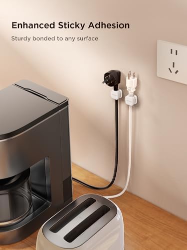 JOYROOM 6 Pack Magnetic Cable Clips, Cord Organizer Adhesive Wire Holder