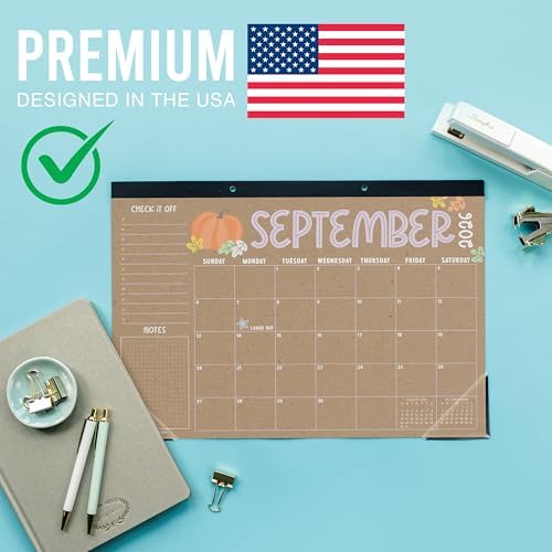 Large Desk Calendar 2026 - Desktop Calendar 2026-2027