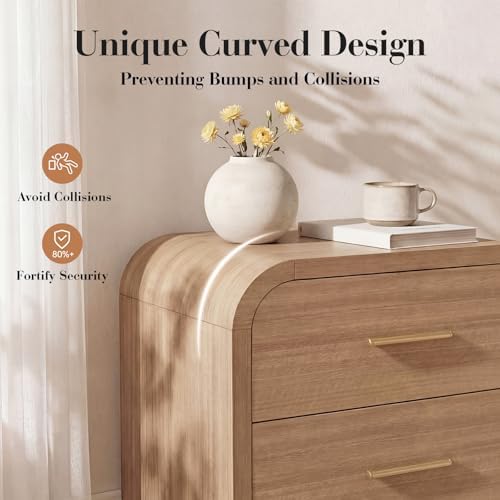 Night Stand Set of 2, 3-Drawer