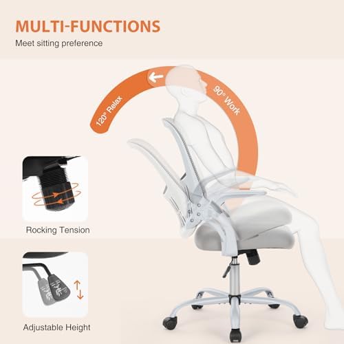 Sweetcrispy Ergonomic Computer Desk Chair, Mesh Office Chair