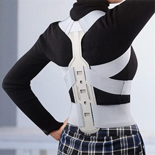 Invisible Chest Posture Corrector Scoliosis Back Brace Spine Belt Shoulder Support Poor Posture Correction Belt(Small) (Gray,Large)