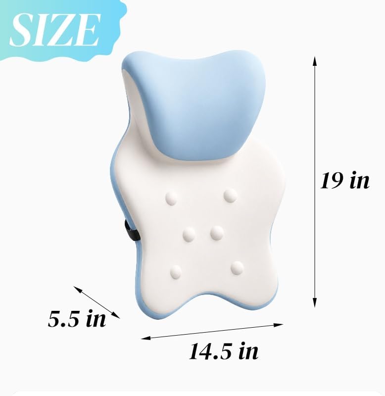 Office Chair Headrest Attachment, Neck Support for Office Chair (Grey)
