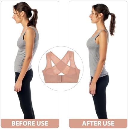Healifty 2pcs Tank Tops Back Brace Womens Bras Push up Ladies Top Jacket Protective Gear Bracket Chest Support