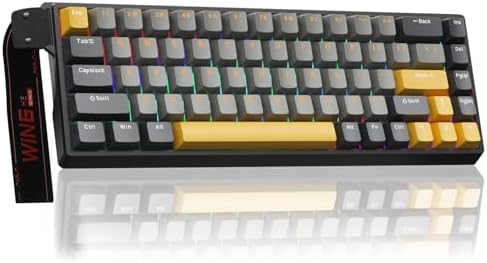 AULA WIN68 HE MAX - Hall Effect Gaming Keyboard with Magnetic Switch, Adjustable Actuation Fast Trigger Mode, 8KHz Polling Rate, RGB Backlit Wired Mechanical Gaming Keyboard 60 Percent
