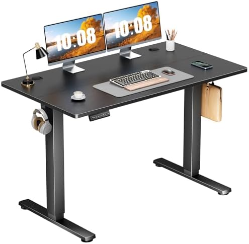 Sweetcrispy Electric Standing Desk, Computer Desk, 48x24 Inch
