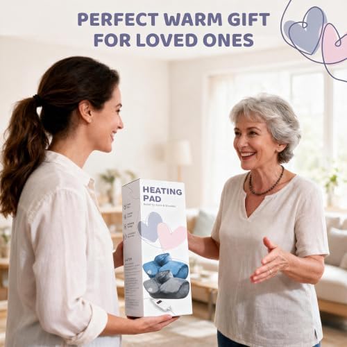 Neck and Shoulder Heating Pad, Heat pad for Back Pain Relief Period Cramps