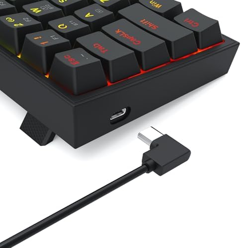 Redragon S144 Combo, K617 PRO 60% Wireless Gaming Keyboard + 7200 DPI Mouse