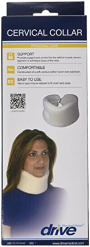 Drive Medical Cervical Collar, White (Pack of 2)
