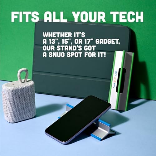 Steepy Portable Laptop Stand for Desk – Adjustable Height & Laptop Holder